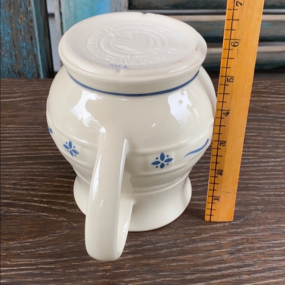 Longaberger Woven traditions flowers 6 in pitcher - Picture 7 of 8